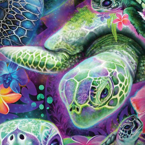 Rainbow Sea Turtles by Sheena Pike Moto G6 Skin
