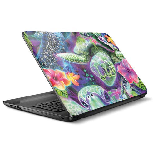 Rainbow Sea Turtles by Sheena Pike HP Notebook Skin