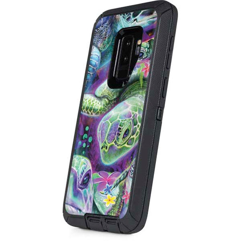 Rainbow Sea Turtles by Sheena Pike Otterbox Defender Galaxy Skin
