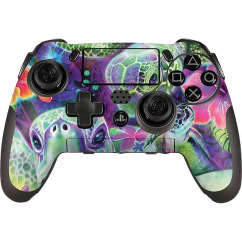 Rainbow Sea Turtles by Sheena Pike PlayStation Scuf Vantage 2 Controller Skin