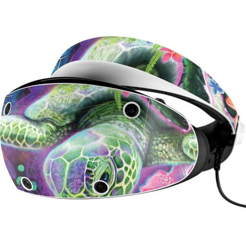 Rainbow Sea Turtles by Sheena Pike PlayStation VR2 Skin