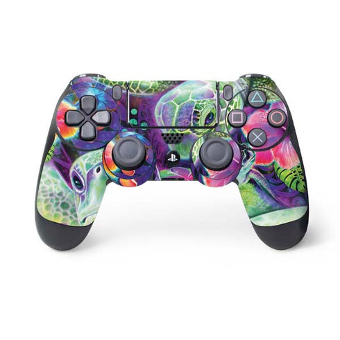 Rainbow Sea Turtles by Sheena Pike PS4 Controller Skin