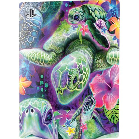 Rainbow Sea Turtles by Sheena Pike PS5 Bundle Skin