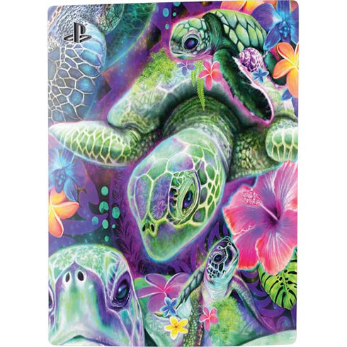 Rainbow Sea Turtles by Sheena Pike PS5 Digital Edition Bundle Skin