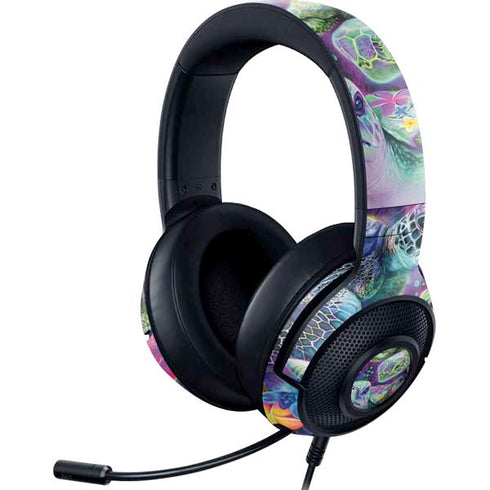 Rainbow Sea Turtles by Sheena Pike Razer Kraken X Skin