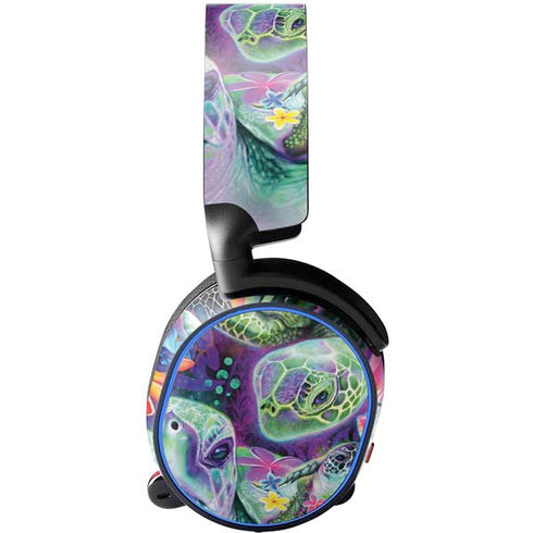 Rainbow Sea Turtles by Sheena Pike SteelSeries Arctis 5 Skin