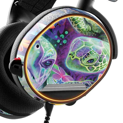 Rainbow Sea Turtles by Sheena Pike SteelSeries Arctis 5 Skin