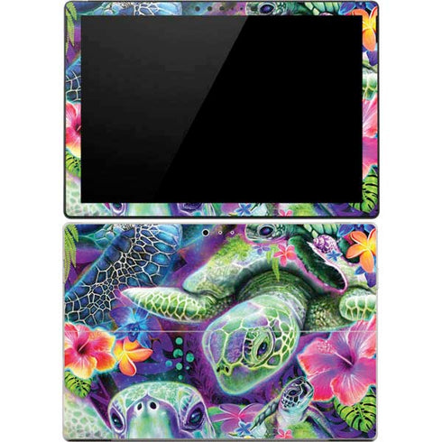 Rainbow Sea Turtles by Sheena Pike Surface Pro 4 Skin