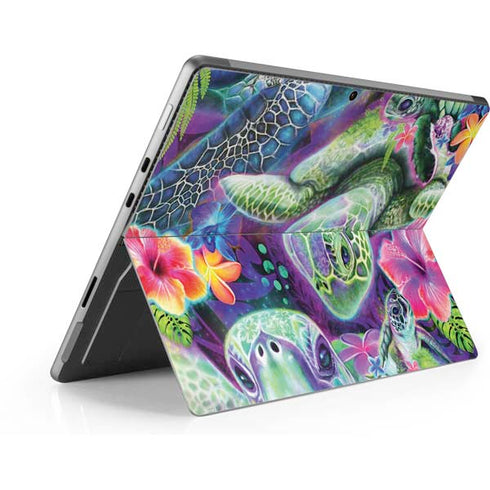 Rainbow Sea Turtles by Sheena Pike Surface Pro 9 Skin