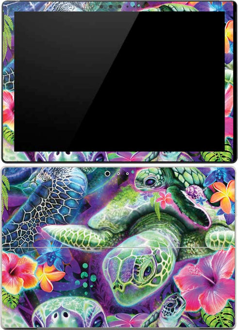 Rainbow Sea Turtles by Sheena Pike Surface Pro (2017) Skin