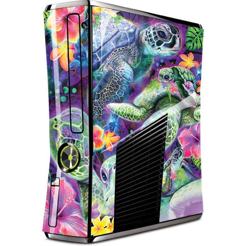 Rainbow Sea Turtles by Sheena Pike Xbox 360 Slim (2010) Skin