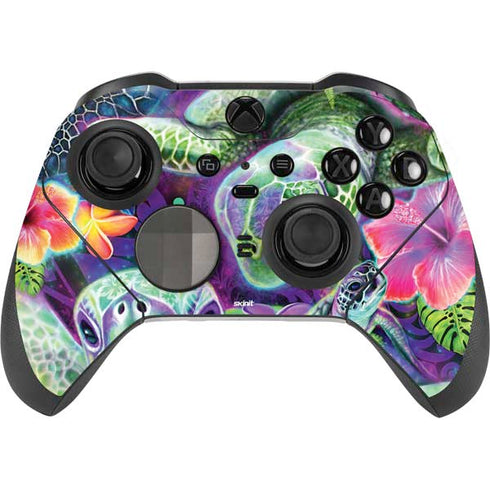 Rainbow Sea Turtles by Sheena Pike Xbox Elite Wireless Controller Series 2 Skin