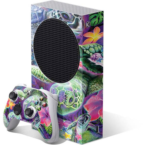 Rainbow Sea Turtles by Sheena Pike Xbox Series S Skins