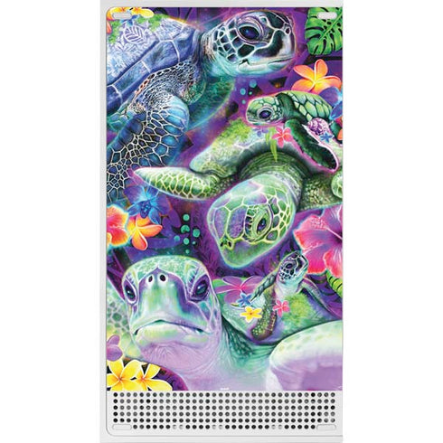 Rainbow Sea Turtles by Sheena Pike Xbox Series S Skins