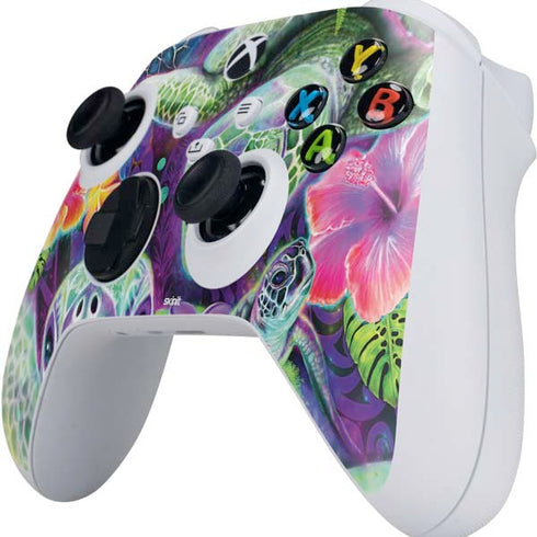 Rainbow Sea Turtles by Sheena Pike Xbox Series S Controller Skin