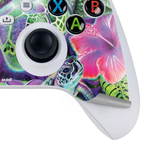 Rainbow Sea Turtles by Sheena Pike Xbox Series S Controller Skin