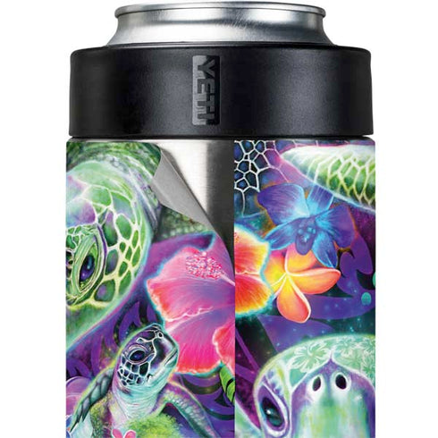 Rainbow Sea Turtles by Sheena Pike Yeti Colster Can Insulator Skin