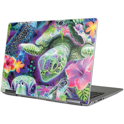Rainbow Sea Turtles by Sheena Pike Yoga 710 14in Skin