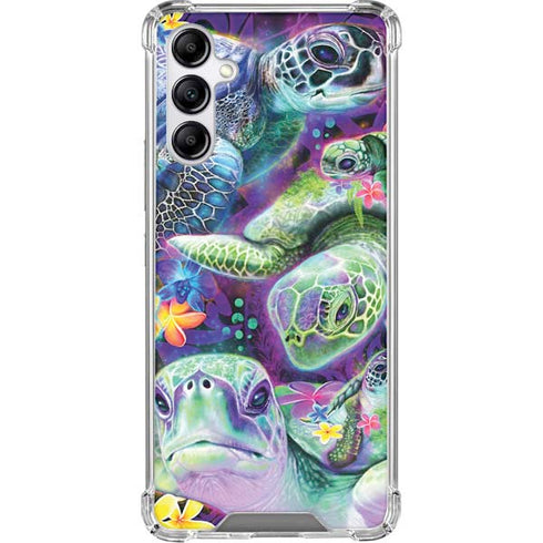Rainbow Sea Turtles by Sheena Pike Galaxy A15 5G Clear Case