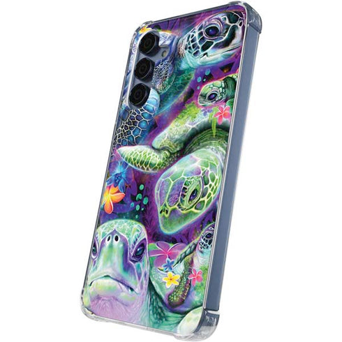 Rainbow Sea Turtles by Sheena Pike Galaxy S24 Clear Case