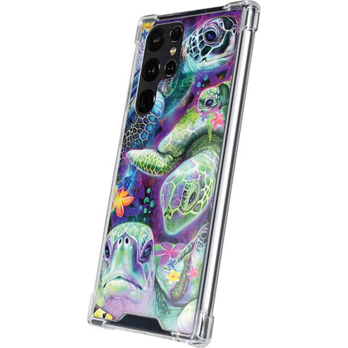 Rainbow Sea Turtles by Sheena Pike Galaxy S24 Ultra Clear Case