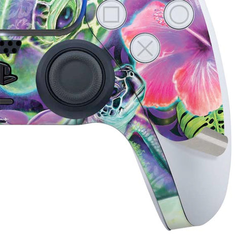Rainbow Sea Turtles by Sheena Pike PS5 Slim Digital Edition Bundle Skin