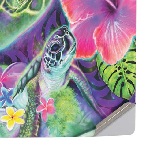 Rainbow Sea Turtles by Sheena Pike PS5 Slim Digital Edition Console Skin