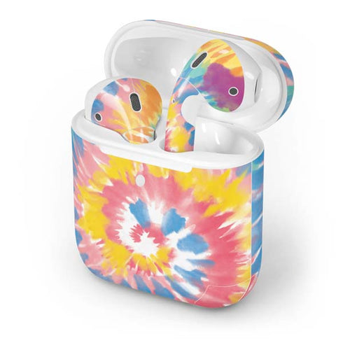 Rainbow Tie Dye Apple AirPods 2 Skin