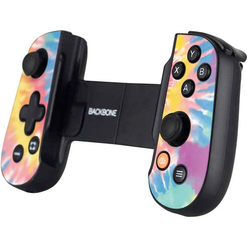 Rainbow Tie Dye Backbone One for iPhone Game Controller Skin