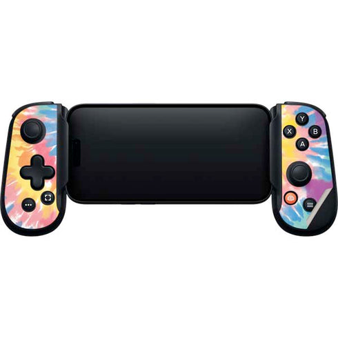 Rainbow Tie Dye Backbone One for iPhone Game Controller Skin