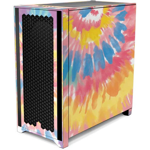 Rainbow Tie Dye Corsair 4000D Tempered Glass Mid-Tower ATX Case Skin