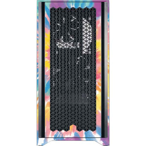 Rainbow Tie Dye Corsair 4000D Tempered Glass Mid-Tower ATX Case Skin