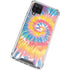 Rainbow Tie Dye Galaxy A12 Clear Case