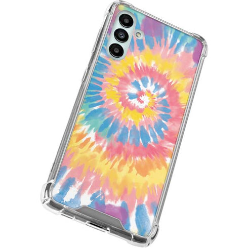 Rainbow Tie Dye Galaxy A13 5G Clear Case