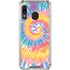Rainbow Tie Dye Galaxy A30 Clear Case