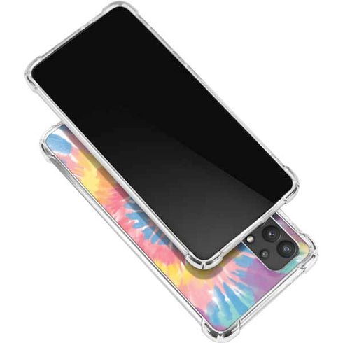 Rainbow Tie Dye Galaxy A32 5G Clear Case