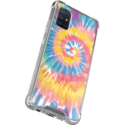 Rainbow Tie Dye Galaxy A51 5G Clear Case