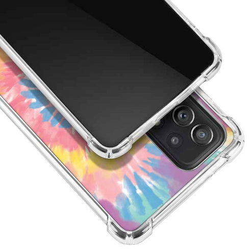 Rainbow Tie Dye Galaxy A52 5G Clear Case