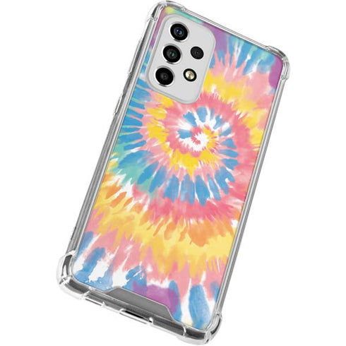 Rainbow Tie Dye Galaxy A53 5G Clear Case