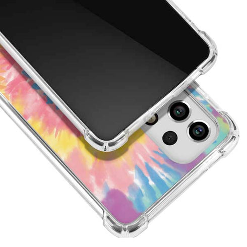 Rainbow Tie Dye Galaxy A53 5G Clear Case