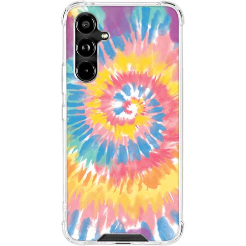 Rainbow Tie Dye Galaxy A54 5G Clear Case