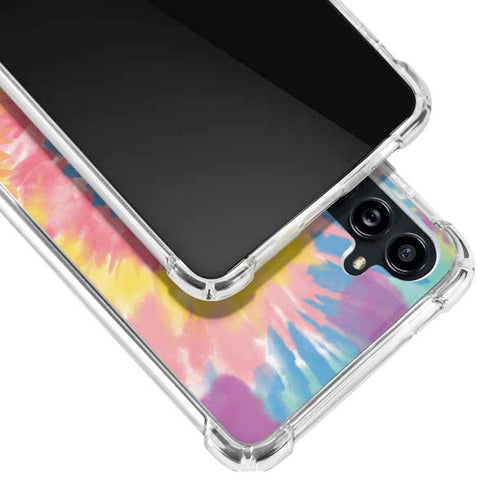 Rainbow Tie Dye Galaxy A54 5G Clear Case