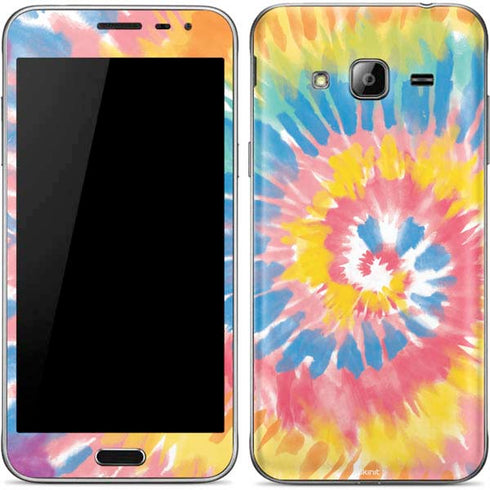 Rainbow Tie Dye Galaxy J3 Skin