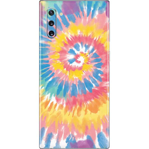 Rainbow Tie Dye Galaxy Note 10 Skin