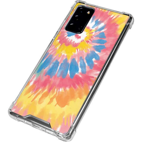 Rainbow Tie Dye Galaxy Note20 5G Clear Case