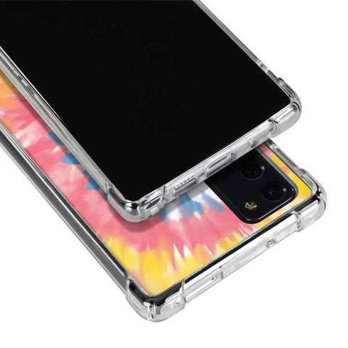 Rainbow Tie Dye Galaxy Note20 5G Clear Case