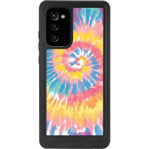 Rainbow Tie Dye Galaxy Note20 5G Waterproof Case
