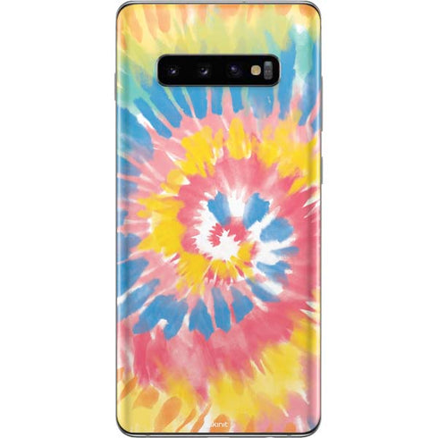 Rainbow Tie Dye Galaxy S10 Plus Skin