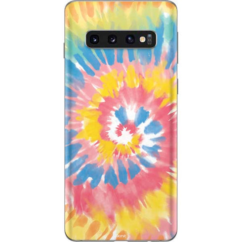 Rainbow Tie Dye Galaxy S10 Skin