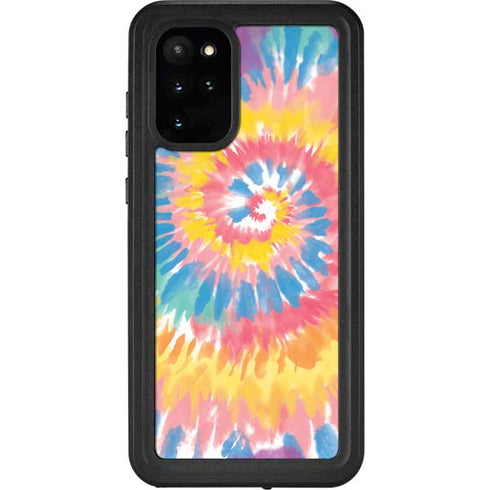 Rainbow Tie Dye Galaxy S20 Plus Waterproof Case